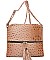 STYLISH OSTRICH TASSEL CROSSBODY BAG JP-25116