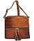 STYLISH OSTRICH TASSEL CROSSBODY BAG JP-25116
