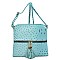 STYLISH OSTRICH TASSEL CROSSBODY BAG JP-25116