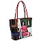 CH-OB2669D 3-in-1 Twin Tote Wallet SET,Michelle Obama