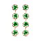 Fashionable 4 Flower Drop Post Earring SL25202