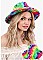 TRENDY TIE DYE Fedora Hat for Women