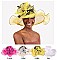 WHOLESALE BEADED KENTUCKY DERBY ORGANZA CENTER FLORAL HAT