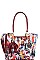 Obama Magazine Print - 3 In 1 Chic Famous People Magazine Print Tote Handbag Design JPOB-7302