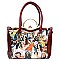 MICHELLE OBAMA 3 PCS TOTE + SATCHEL + WALLET SET