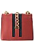 Belt Lock & Chain Handle Shoulder Bag