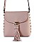 Fashionable Cross Body Bag Accented With Studs and Tassel JPRM8045