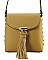 Fashionable Cross Body Bag Accented With Studs and Tassel JPRM8045