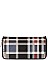 Fashionable Patent Checkered Zip Around Wallet JPGZ705