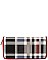 Fashionable Patent Checkered Zip Around Wallet JPGZ705
