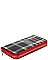 Fashionable Patent Checkered Zip Around Wallet JPGZ705