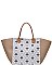 Women's Straw Canvas Shopper Bag/Satchel Handbag/Shoulder Tote Bag JPBGT-81798