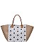 Women's Straw Canvas Shopper Bag/Satchel Handbag/Shoulder Tote Bag JPBGT-81798