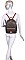 3 in 1 Monogram Dual Back Packs & Messenger Set