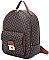 3 in 1 Monogram Dual Back Packs & Messenger Set