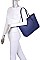 Saffiano Quality 3-in-1 Shopper Set