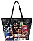 STYLISH MICHELLE AND BARACK OBAMA TOTE BAG JP28-PB9604 MT