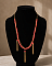 ELEGANT MULTICOLOR PEARL NECKLACE with Gold TASSEL Accent