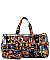 Obama Magazine Print - Magazine Cover Collage Duffel Bag with Makeup Pouch JP28MP1008