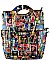 Obama Magazine Print - 2 In 1 Chic Famous People Magazine Print Tote Handbag Design JP28MP3602