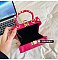 3D Lady Face Box Shaped Handbag With Scarf