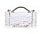 ELEGANT CLEAR DUCHESS EVENING CLUTCH CROSSBODY BAG
