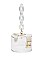 ELEGANT CLEAR CHAIN LINK EVENING CLUTCH BAG
