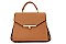 Snake Print Trimmed Satchel
