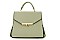 Snake Print Trimmed Satchel