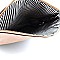F3303Y-LP V-Shape Accent Chevron Quilted Clutch