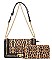 2 In 1 Leopard Shoulder -Cross-Body Bag with Wallet