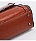 Genuine Leather Top-handle Satchel - Shoulder Bag