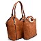 3S1249-LP 3 in 1 Tote SET with Wallet