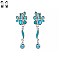 Fashionable Metal Clip Earring With Tq SL41022