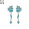 Fashionable Metal Clip Earring With Tq SL41022