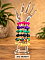 STRETCHY BEADED BRACELET - BOLD STATEMENT COLORS