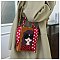 3D Lady Face Box Shaped Handbag With Scarf