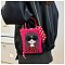 3D Lady Face Box Shaped Handbag With Scarf