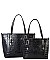ELEGANT 2 IN 1 CROC HANDBAG SET JP-CY7025