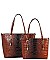 ELEGANT 2 IN 1 CROC HANDBAG SET JP-CY7025