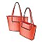 ELEGANT 2 IN 1 CROC HANDBAG SET JP-CY7025