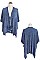 CHENILLE WITH POMS KIMONO CARDIGAN