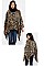 LEOPARD PRINT FASHION PONCHO