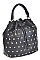 Chic Bucket Clutch With Star Studded