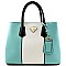 Two Tone Professional Large Saffiano  Satchel