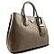 Textured Saffiano Dual Compartment Classic Tote