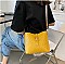 Fashion Ostrich Print Top Flap Buckle Lock Cross Body Satchel Bag