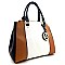 Color Combination 3-Compartment Tote