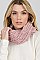 Pack of 12 Chenille Infinity Scarves
