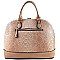 Snake Print Dome Shape Satchel